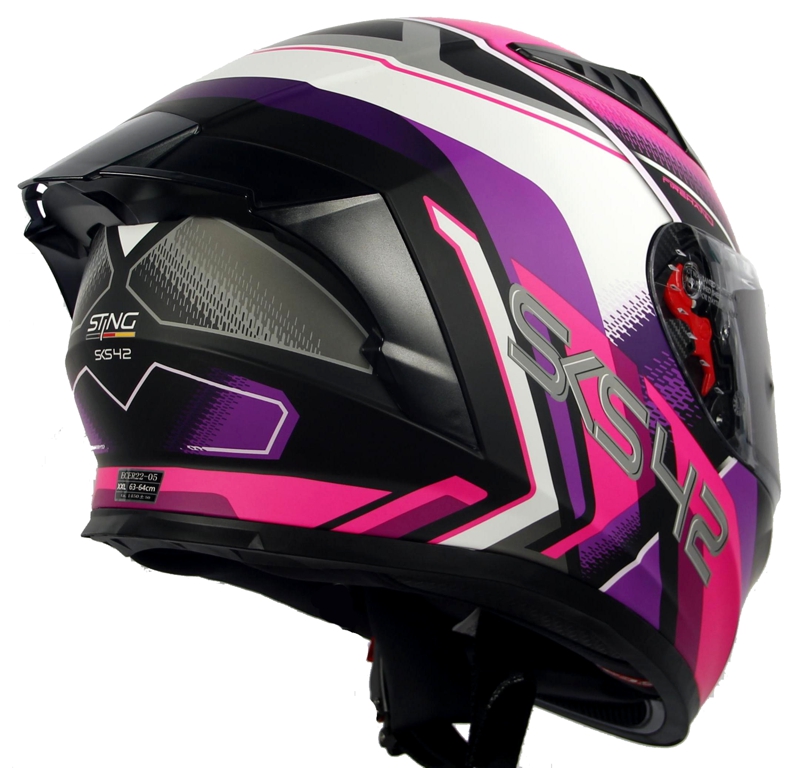 Produkt mattschwarz neonpink violet
